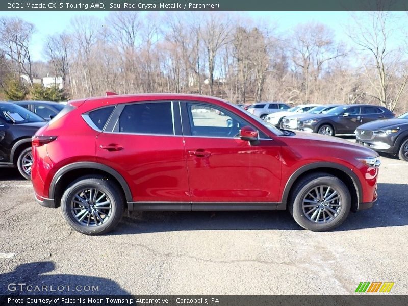 Soul Red Crystal Metallic / Parchment 2021 Mazda CX-5 Touring AWD