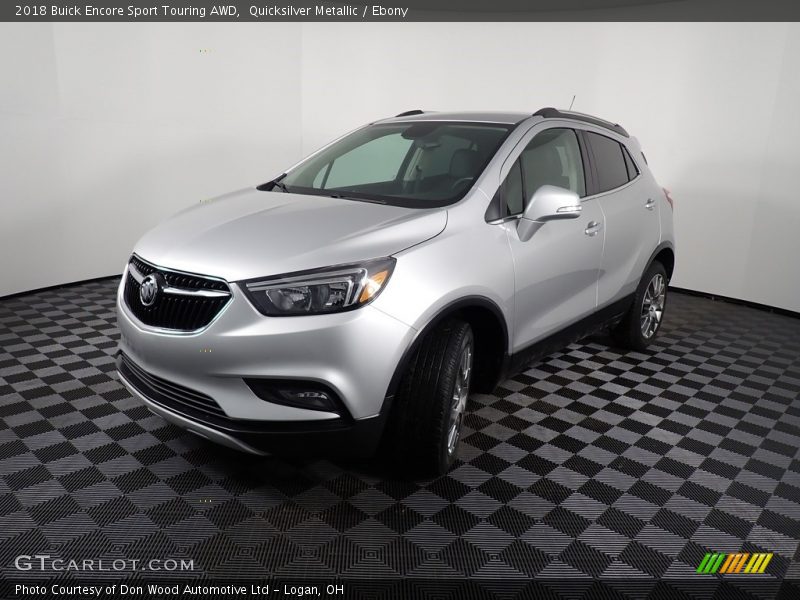 Quicksilver Metallic / Ebony 2018 Buick Encore Sport Touring AWD