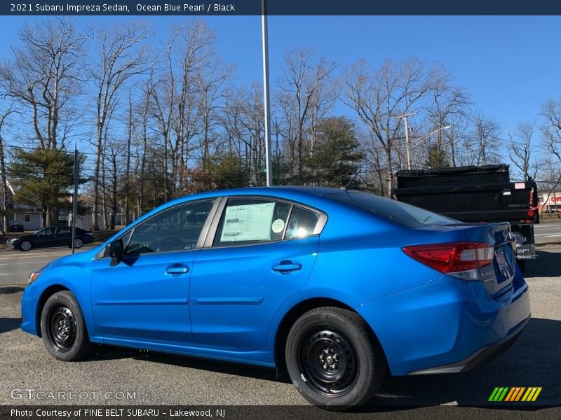 Ocean Blue Pearl / Black 2021 Subaru Impreza Sedan