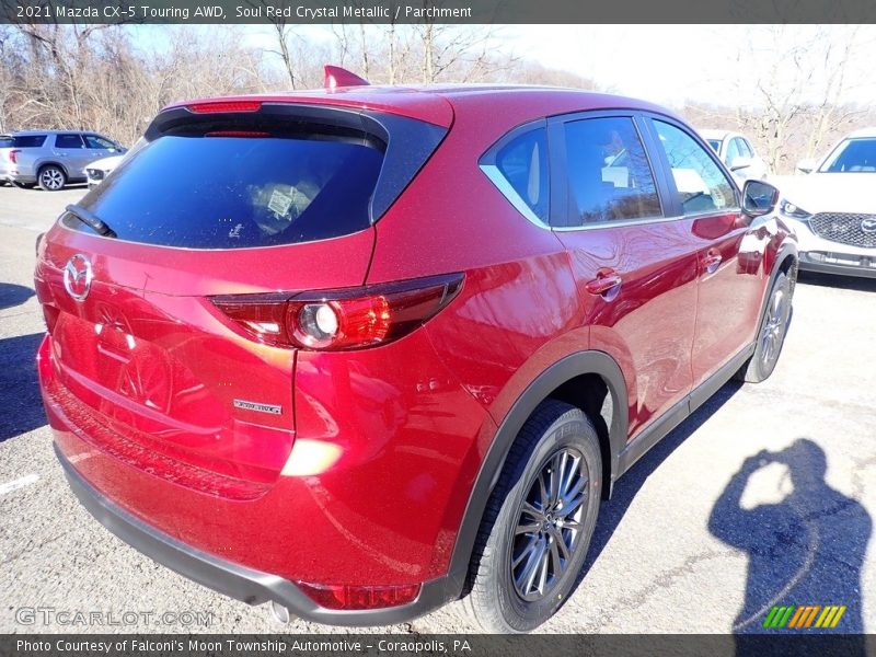Soul Red Crystal Metallic / Parchment 2021 Mazda CX-5 Touring AWD