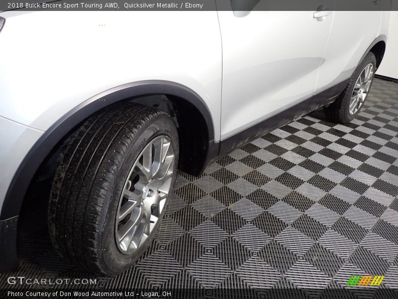 Quicksilver Metallic / Ebony 2018 Buick Encore Sport Touring AWD