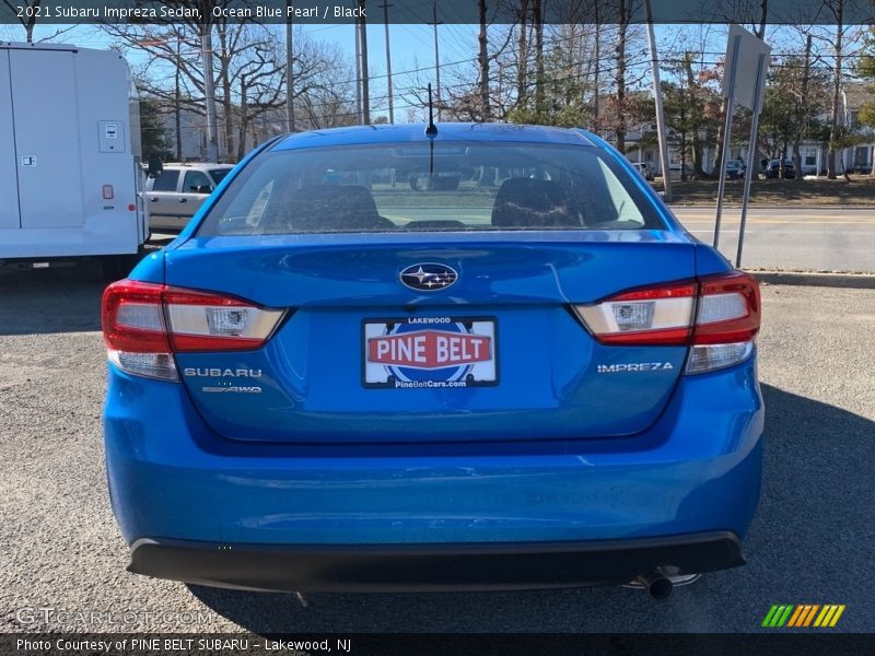Ocean Blue Pearl / Black 2021 Subaru Impreza Sedan