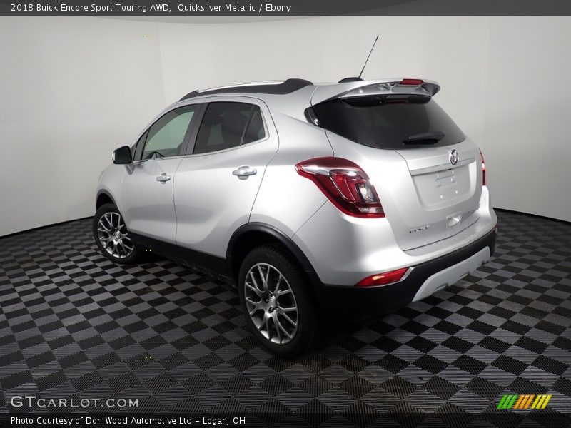 Quicksilver Metallic / Ebony 2018 Buick Encore Sport Touring AWD