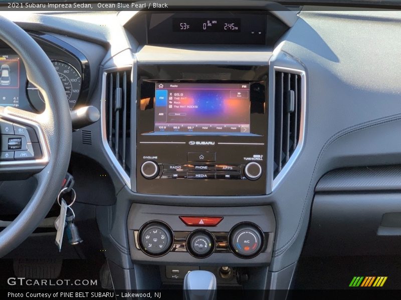 Ocean Blue Pearl / Black 2021 Subaru Impreza Sedan