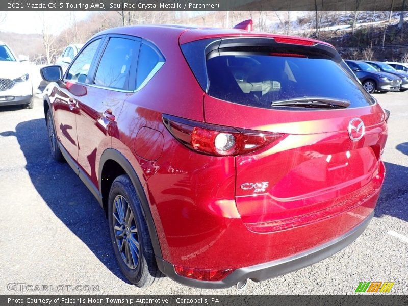 Soul Red Crystal Metallic / Parchment 2021 Mazda CX-5 Touring AWD