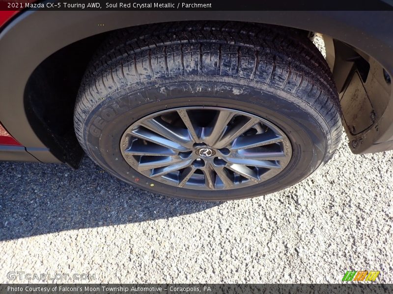 Soul Red Crystal Metallic / Parchment 2021 Mazda CX-5 Touring AWD