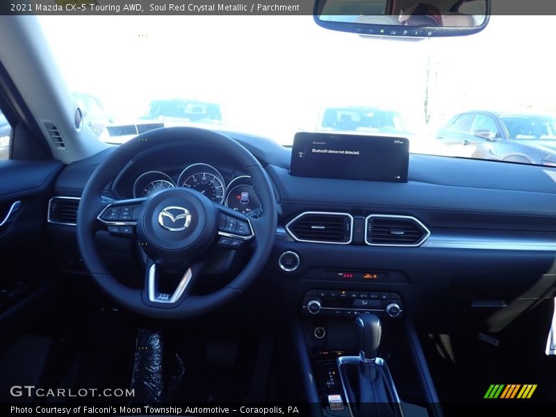 Soul Red Crystal Metallic / Parchment 2021 Mazda CX-5 Touring AWD