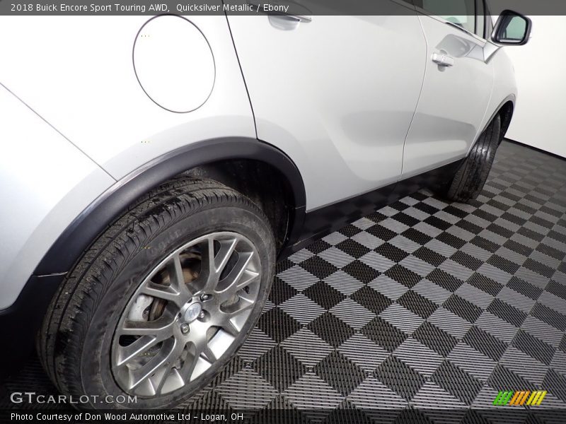 Quicksilver Metallic / Ebony 2018 Buick Encore Sport Touring AWD