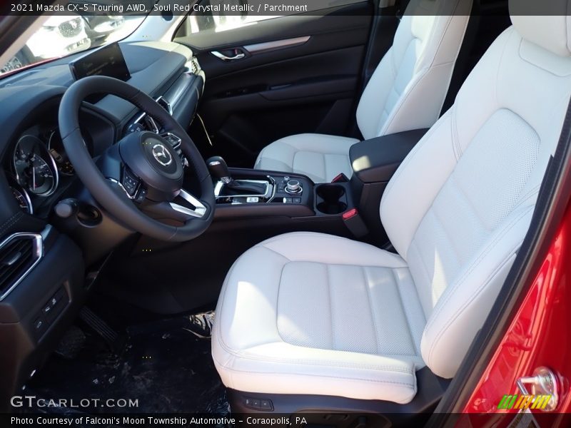 Soul Red Crystal Metallic / Parchment 2021 Mazda CX-5 Touring AWD