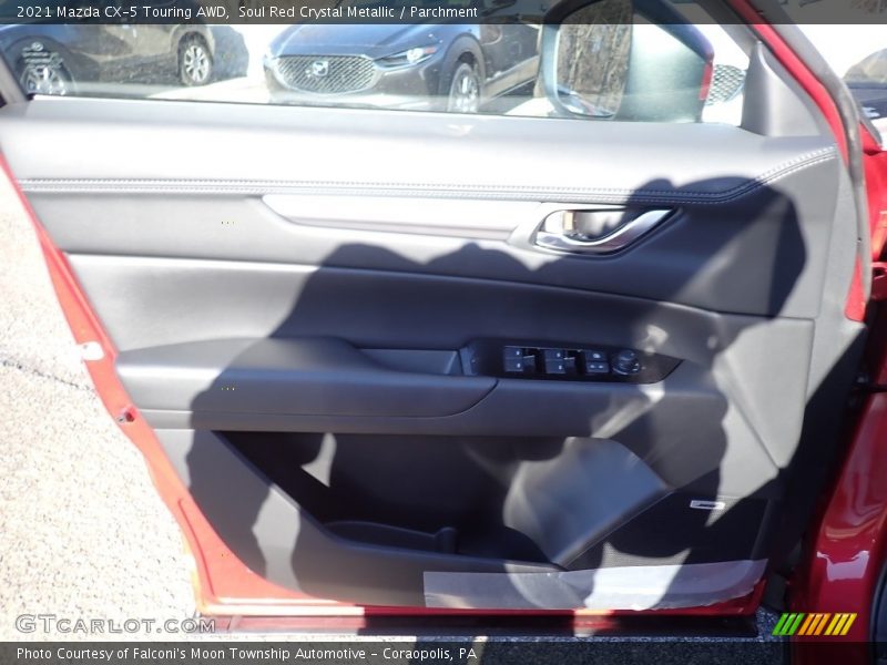 Soul Red Crystal Metallic / Parchment 2021 Mazda CX-5 Touring AWD