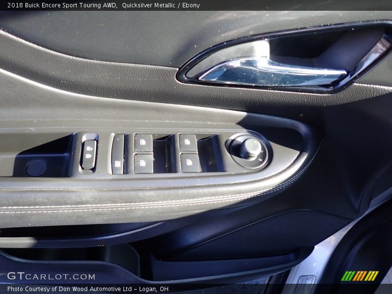 Quicksilver Metallic / Ebony 2018 Buick Encore Sport Touring AWD