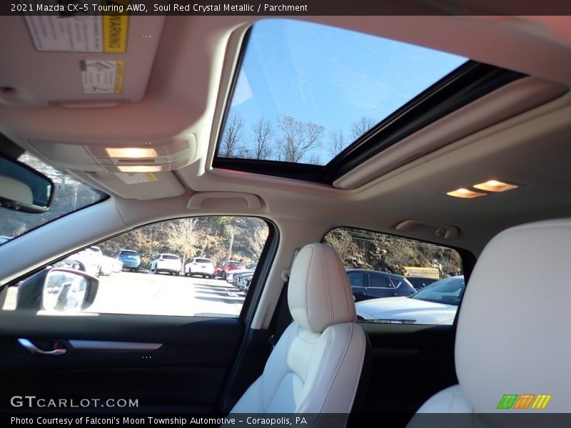 Soul Red Crystal Metallic / Parchment 2021 Mazda CX-5 Touring AWD