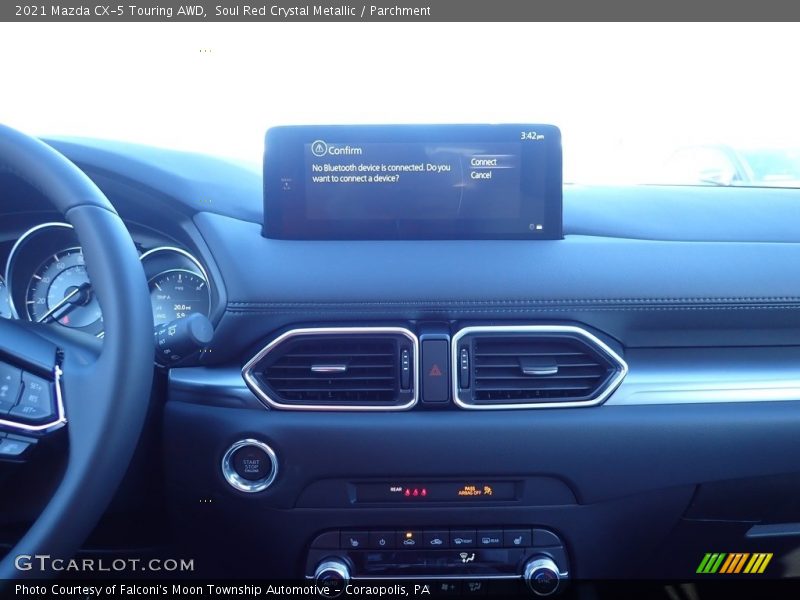 Soul Red Crystal Metallic / Parchment 2021 Mazda CX-5 Touring AWD