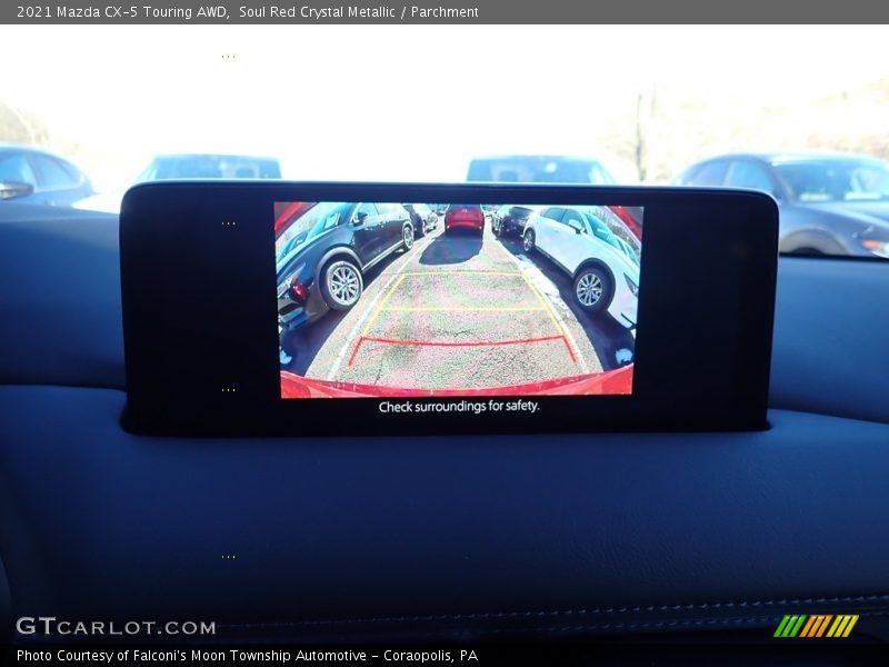 Soul Red Crystal Metallic / Parchment 2021 Mazda CX-5 Touring AWD