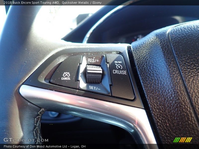 Quicksilver Metallic / Ebony 2018 Buick Encore Sport Touring AWD