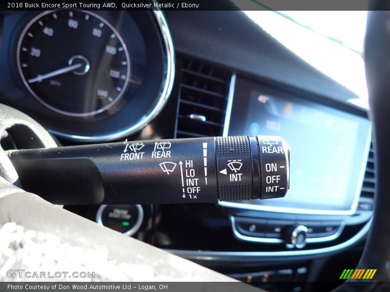 Quicksilver Metallic / Ebony 2018 Buick Encore Sport Touring AWD