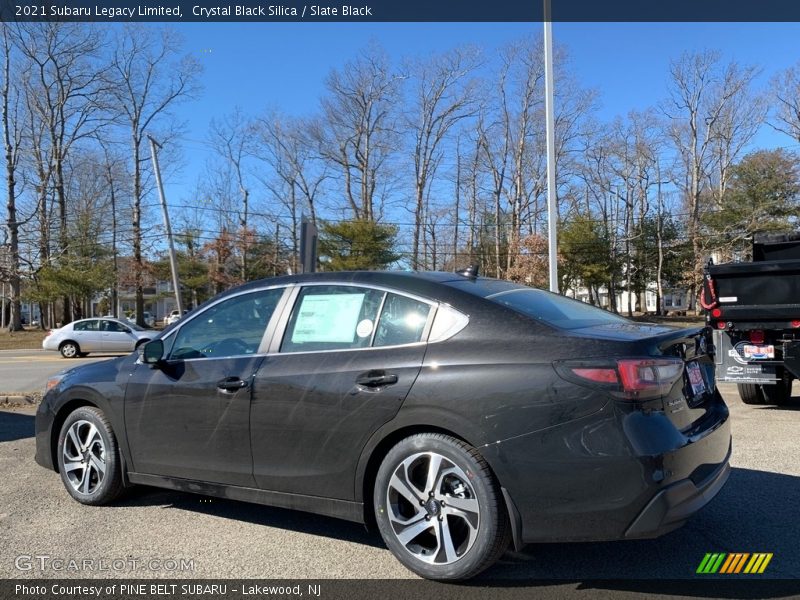 Crystal Black Silica / Slate Black 2021 Subaru Legacy Limited