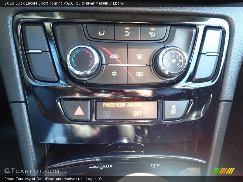 Quicksilver Metallic / Ebony 2018 Buick Encore Sport Touring AWD