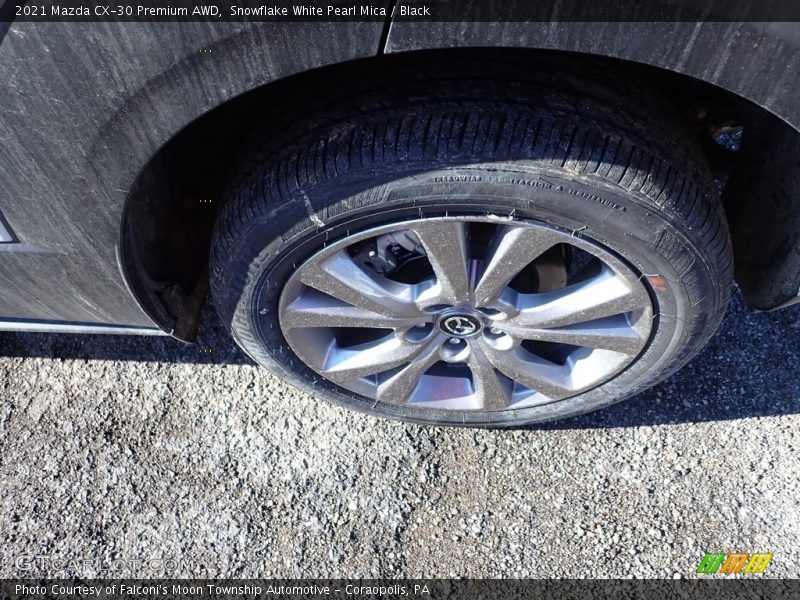 Snowflake White Pearl Mica / Black 2021 Mazda CX-30 Premium AWD