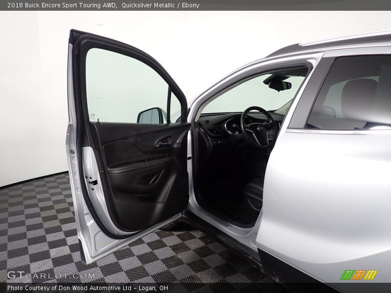 Quicksilver Metallic / Ebony 2018 Buick Encore Sport Touring AWD