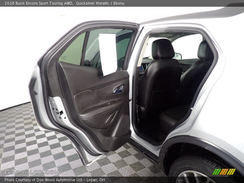 Quicksilver Metallic / Ebony 2018 Buick Encore Sport Touring AWD