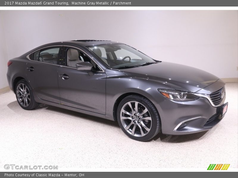 Machine Gray Metallic / Parchment 2017 Mazda Mazda6 Grand Touring