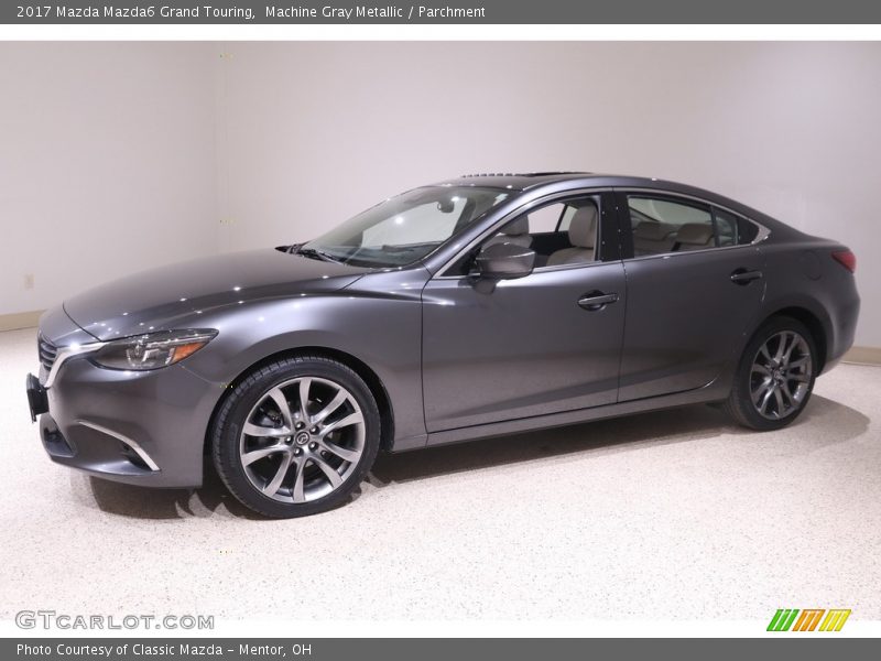 Machine Gray Metallic / Parchment 2017 Mazda Mazda6 Grand Touring