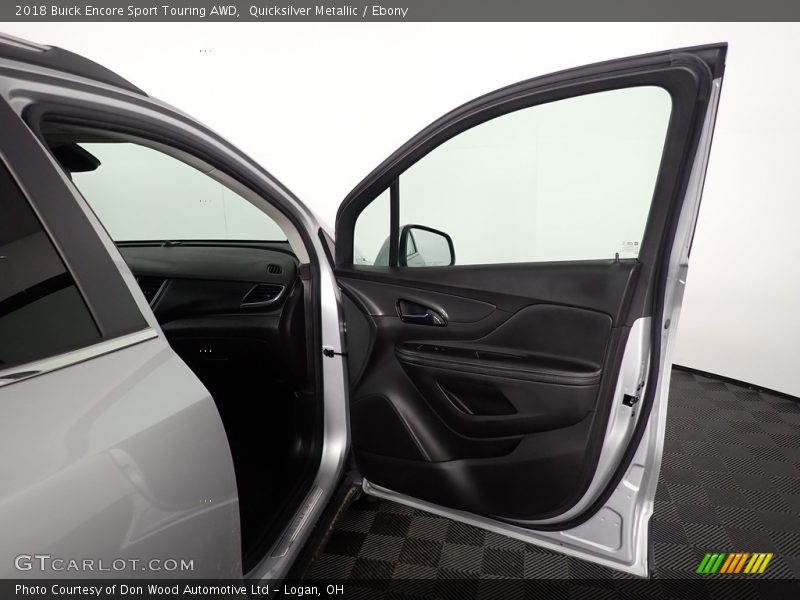 Quicksilver Metallic / Ebony 2018 Buick Encore Sport Touring AWD