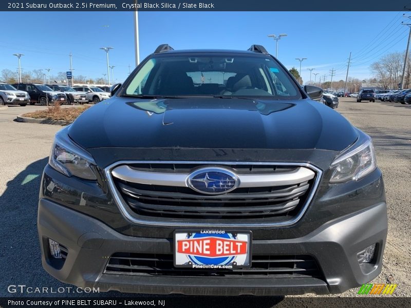 Crystal Black Silica / Slate Black 2021 Subaru Outback 2.5i Premium