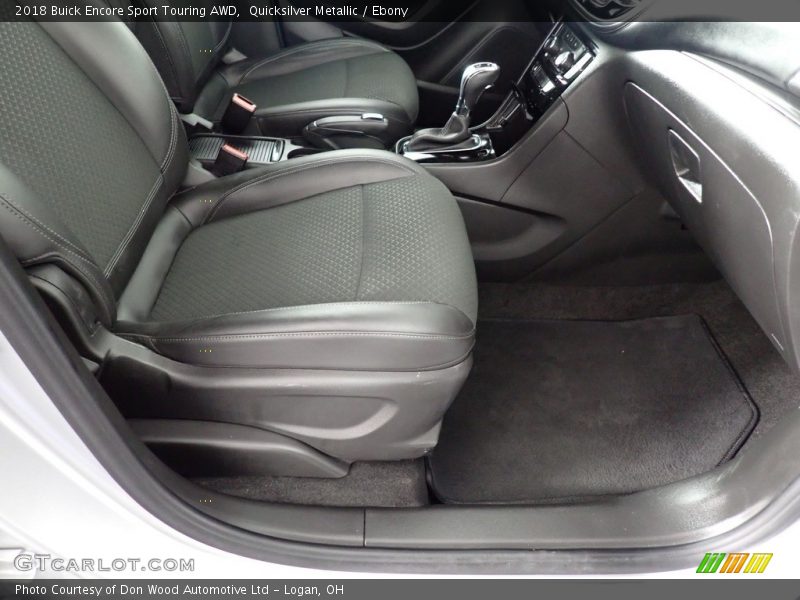 Quicksilver Metallic / Ebony 2018 Buick Encore Sport Touring AWD