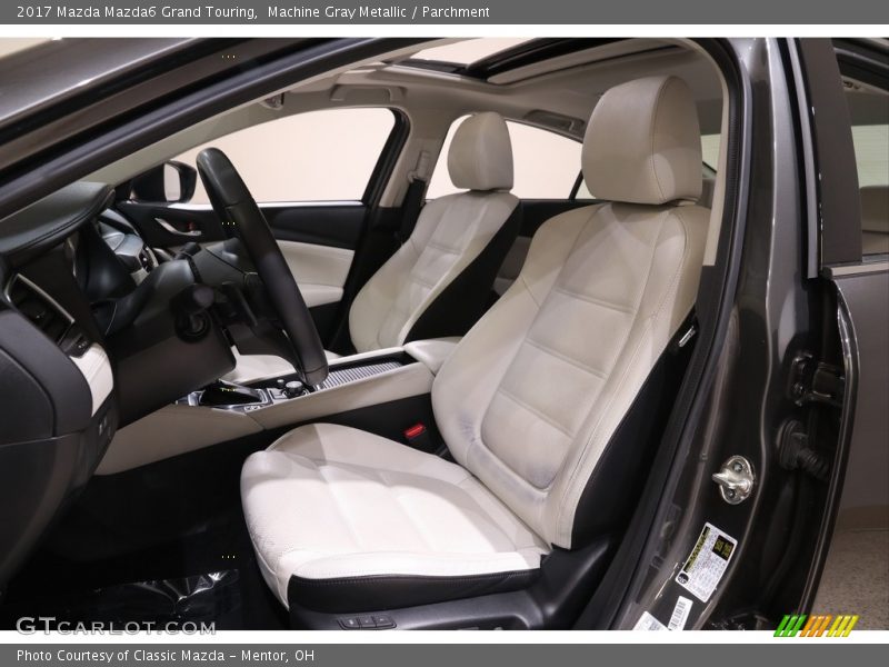 Machine Gray Metallic / Parchment 2017 Mazda Mazda6 Grand Touring