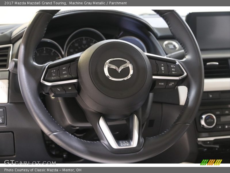 Machine Gray Metallic / Parchment 2017 Mazda Mazda6 Grand Touring