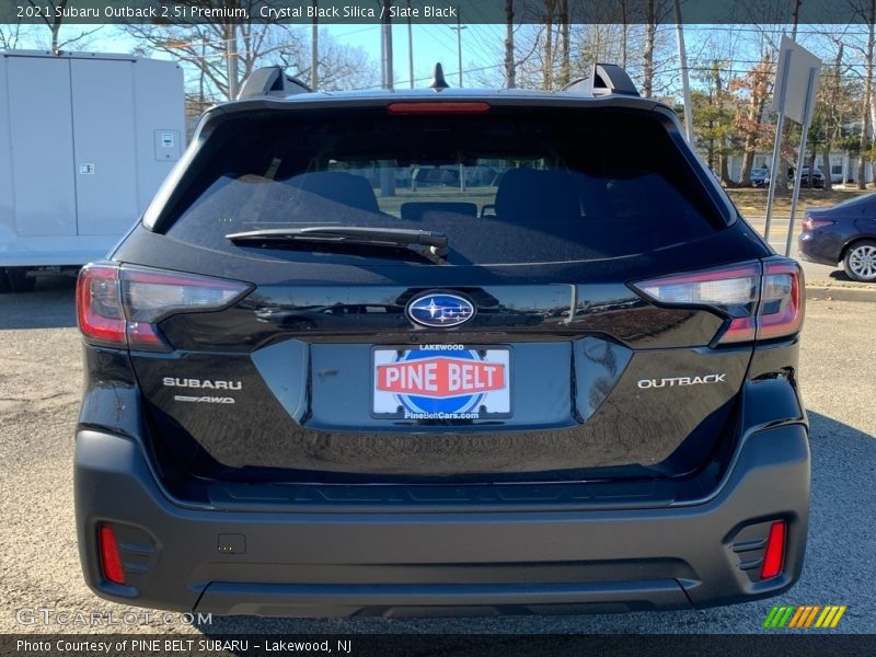 Crystal Black Silica / Slate Black 2021 Subaru Outback 2.5i Premium