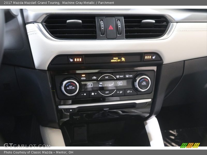 Machine Gray Metallic / Parchment 2017 Mazda Mazda6 Grand Touring