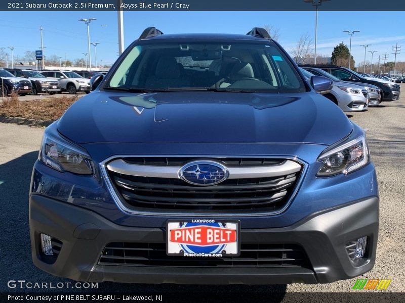 Abyss Blue Pearl / Gray 2021 Subaru Outback 2.5i Premium