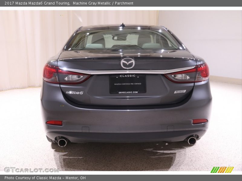 Machine Gray Metallic / Parchment 2017 Mazda Mazda6 Grand Touring
