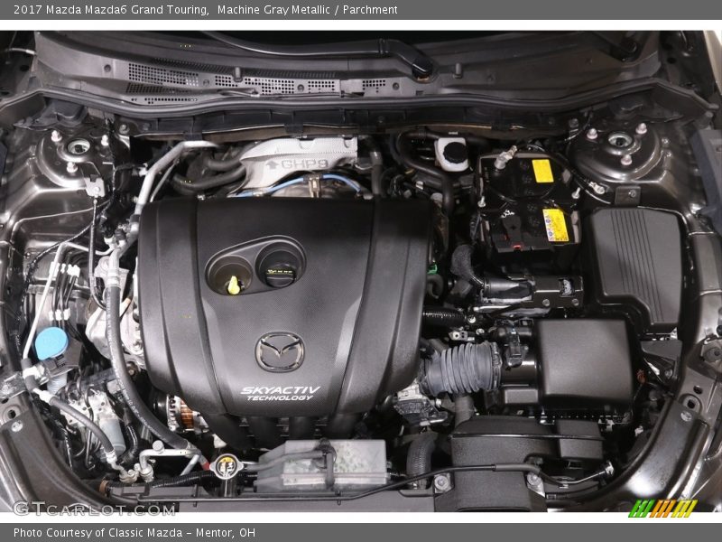 Machine Gray Metallic / Parchment 2017 Mazda Mazda6 Grand Touring