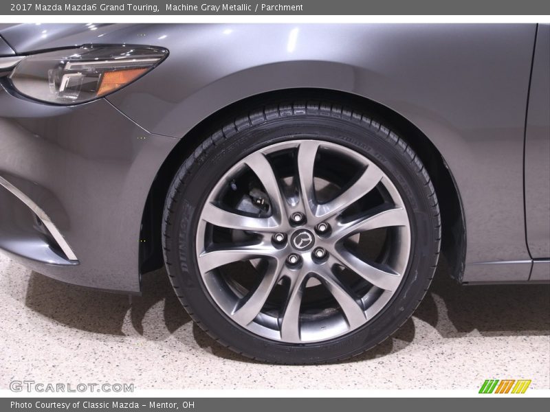 Machine Gray Metallic / Parchment 2017 Mazda Mazda6 Grand Touring
