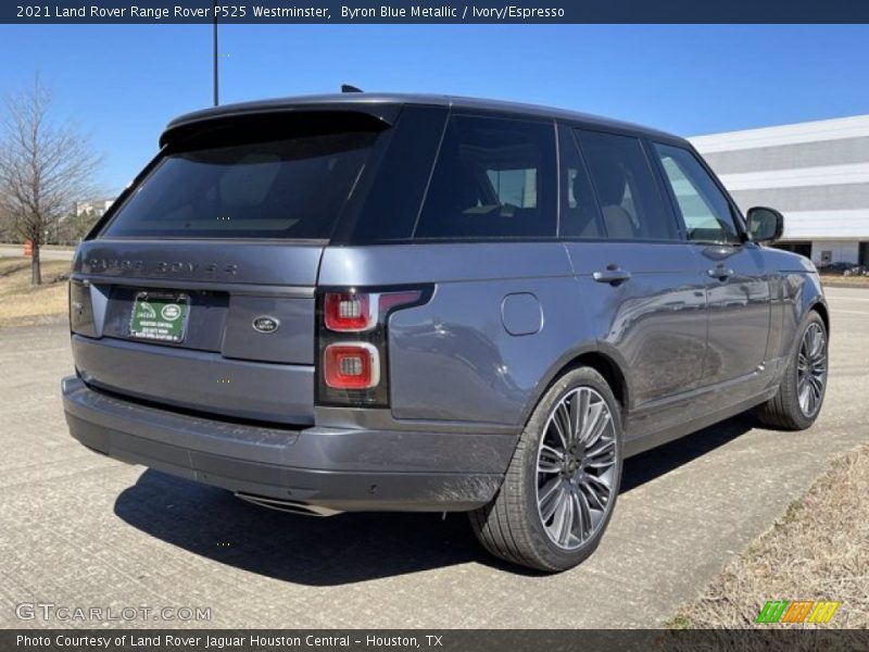 Byron Blue Metallic / Ivory/Espresso 2021 Land Rover Range Rover P525 Westminster