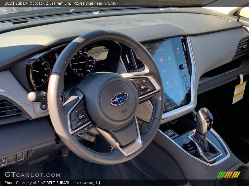 Abyss Blue Pearl / Gray 2021 Subaru Outback 2.5i Premium
