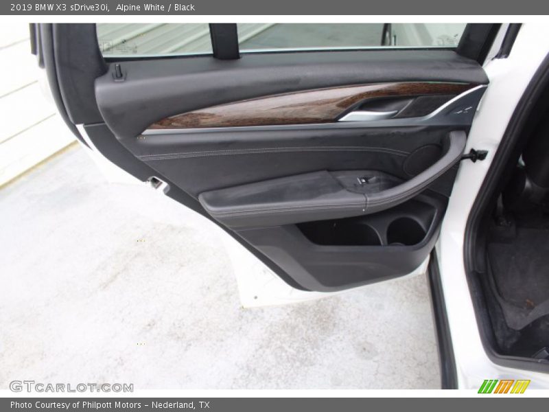 Alpine White / Black 2019 BMW X3 sDrive30i