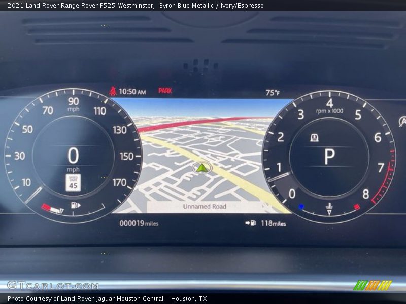 Byron Blue Metallic / Ivory/Espresso 2021 Land Rover Range Rover P525 Westminster