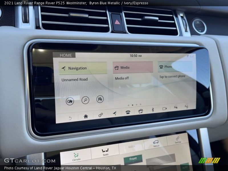 Byron Blue Metallic / Ivory/Espresso 2021 Land Rover Range Rover P525 Westminster