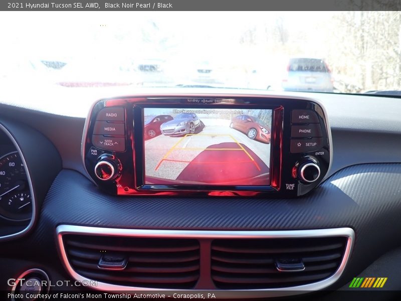 Black Noir Pearl / Black 2021 Hyundai Tucson SEL AWD