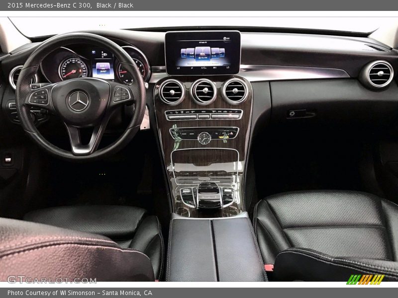 Black / Black 2015 Mercedes-Benz C 300