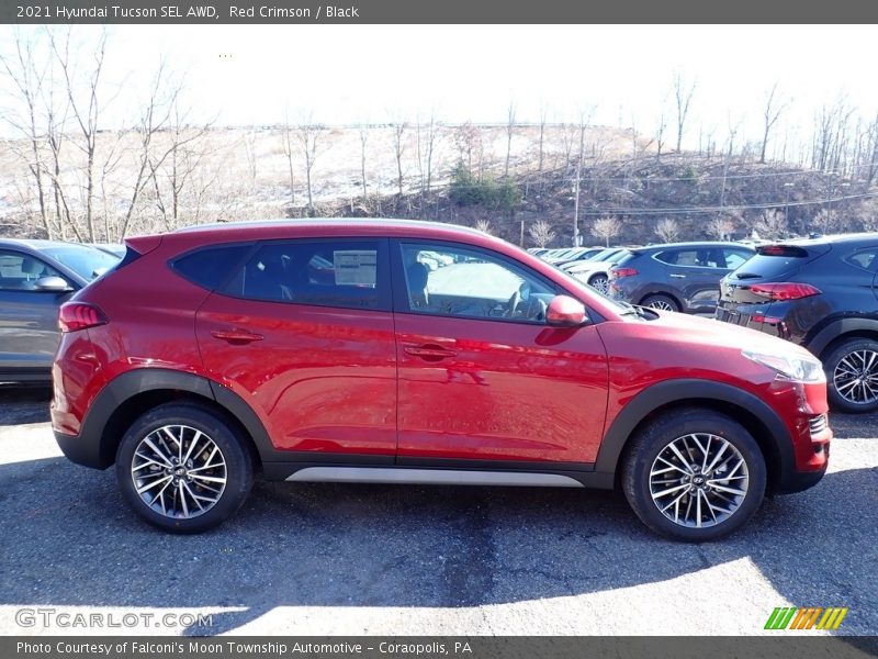 Red Crimson / Black 2021 Hyundai Tucson SEL AWD