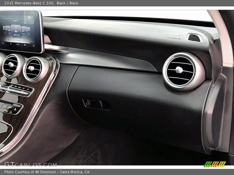 Black / Black 2015 Mercedes-Benz C 300
