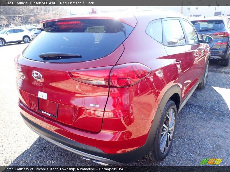 Red Crimson / Black 2021 Hyundai Tucson SEL AWD