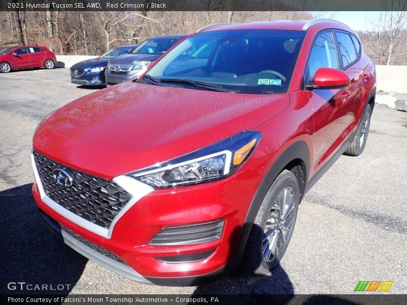 Red Crimson / Black 2021 Hyundai Tucson SEL AWD