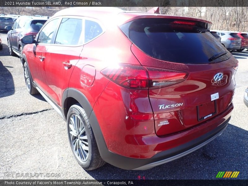 Red Crimson / Black 2021 Hyundai Tucson SEL AWD